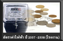 ปรับขึ้นราคา อัตราค่าไฟฟ้า ปี 2556 (โรงงานอุตสาหกรรม )