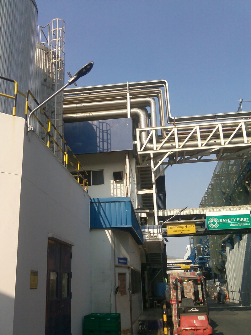 งานเปลี่ยนโคมไฟและหลอดทั้งโรงงานให้กับลูกค้าคนสำคัญ