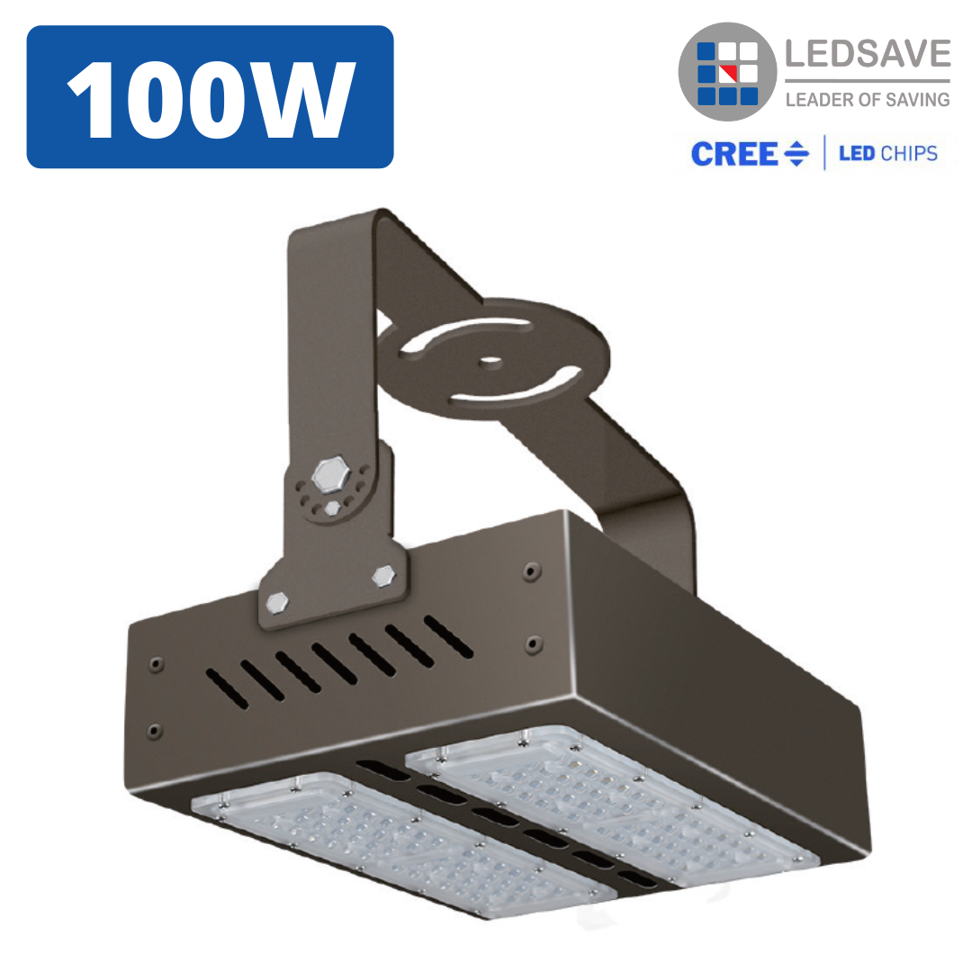 LED Shoebox Flood Light 100W